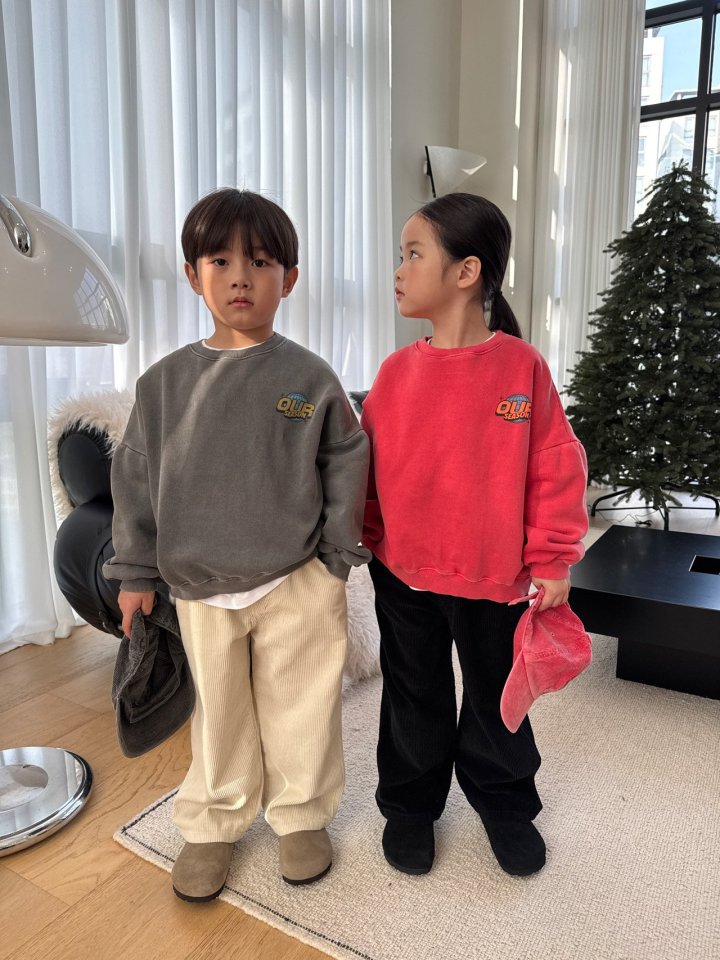 Our - Korean Children Fashion - #toddlerclothing - Season Dyed Sweatshirt - 7