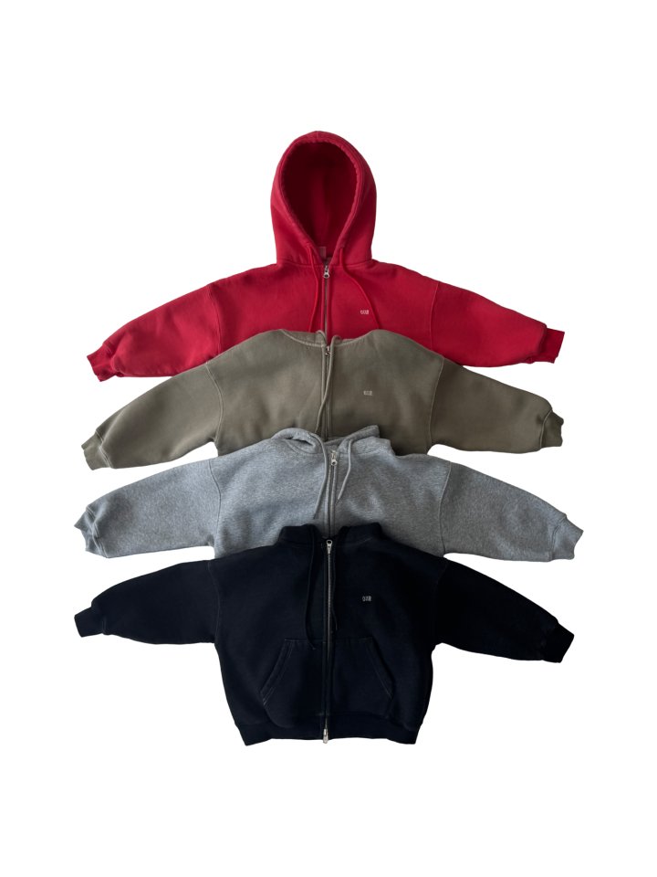Our - Korean Children Fashion - #toddlerclothing - Curly Hood Zip-Up
