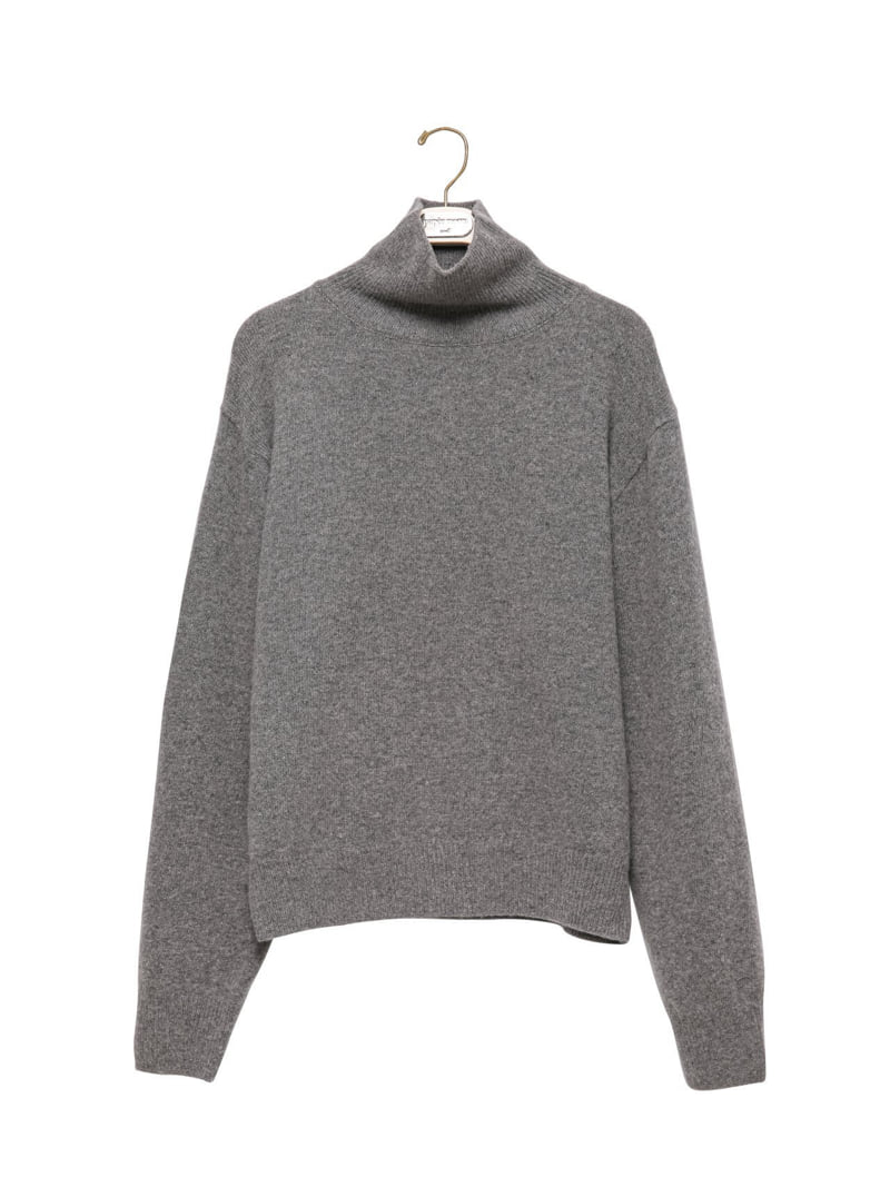 Paper Moon - Korean Women Fashion - #womensfashion - Cashmere Wool High Neck Knit Top - 4
