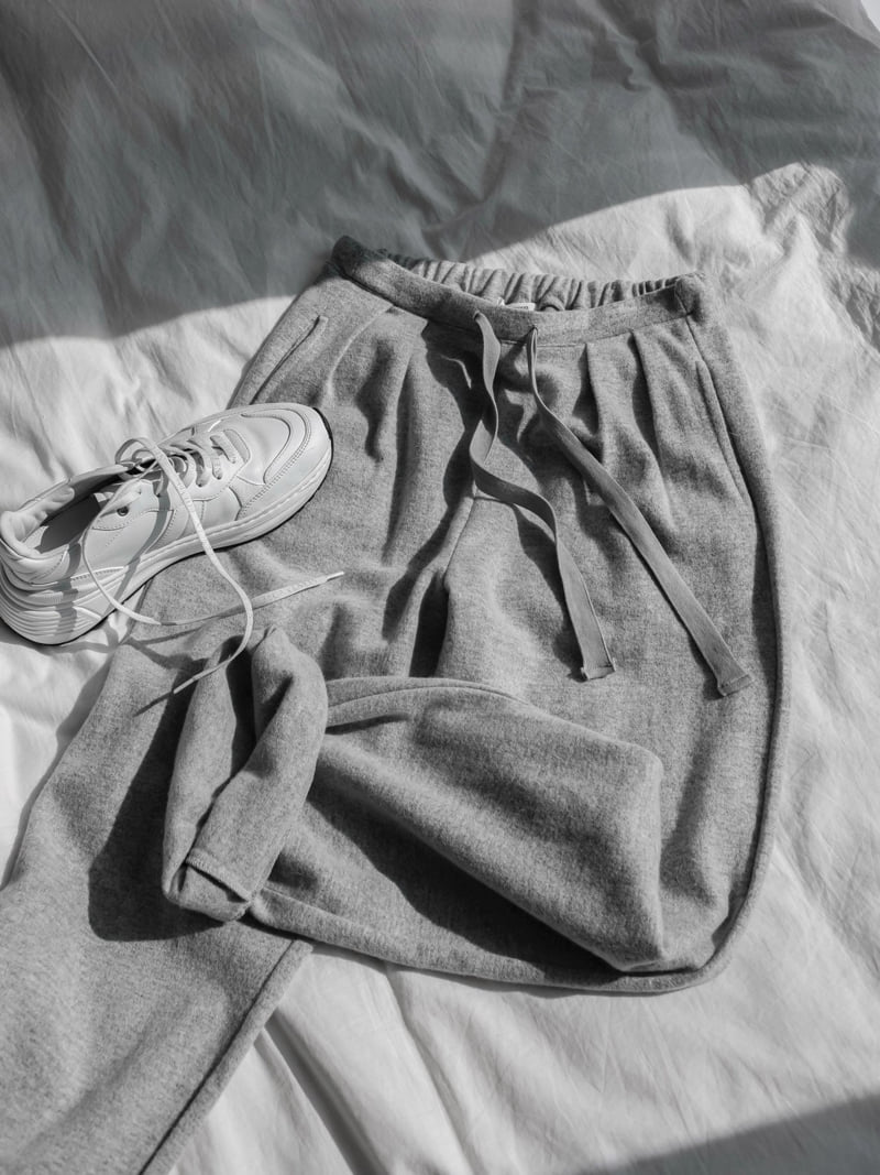 Paper Moon - Korean Women Fashion - #momslook - Wool Pintuck Lounge Trousers