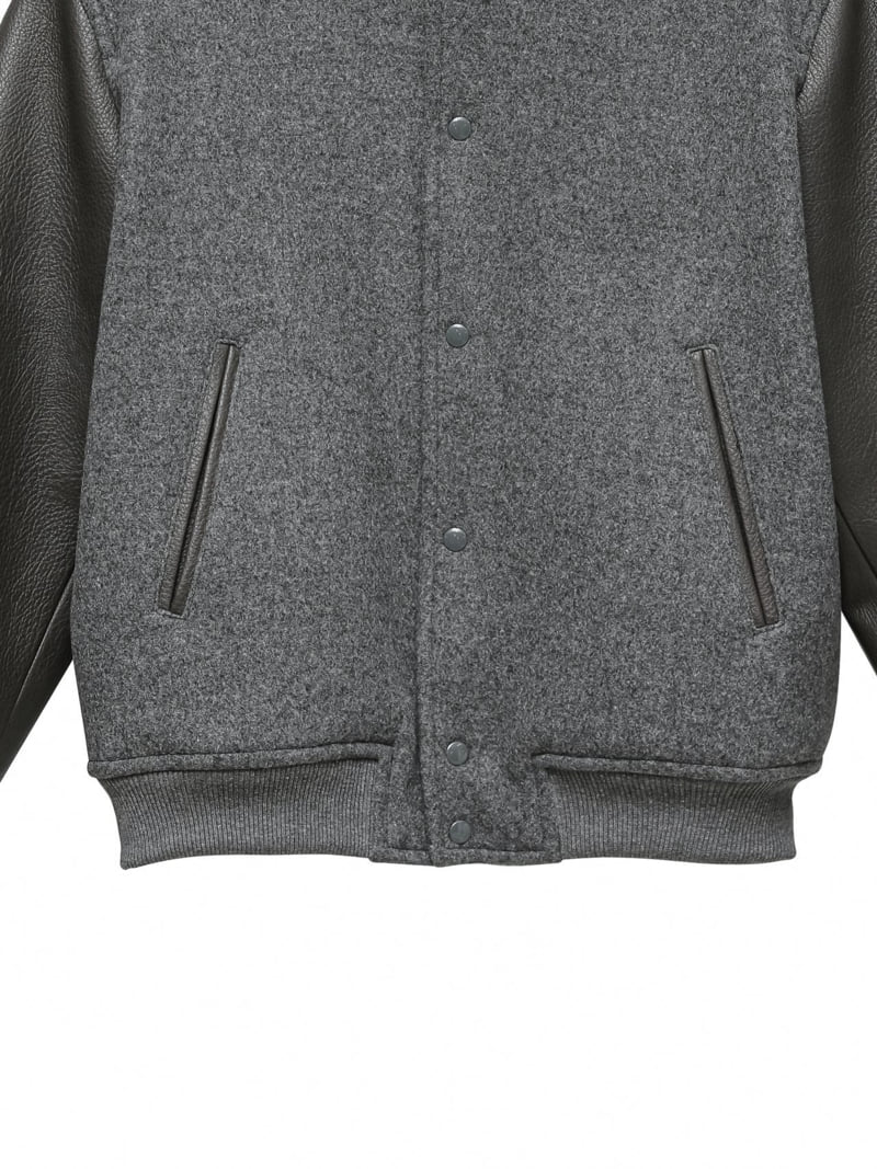 Paper Moon - Korean Women Fashion - #momslook - Classic Oversized Stadium Jacket - 10