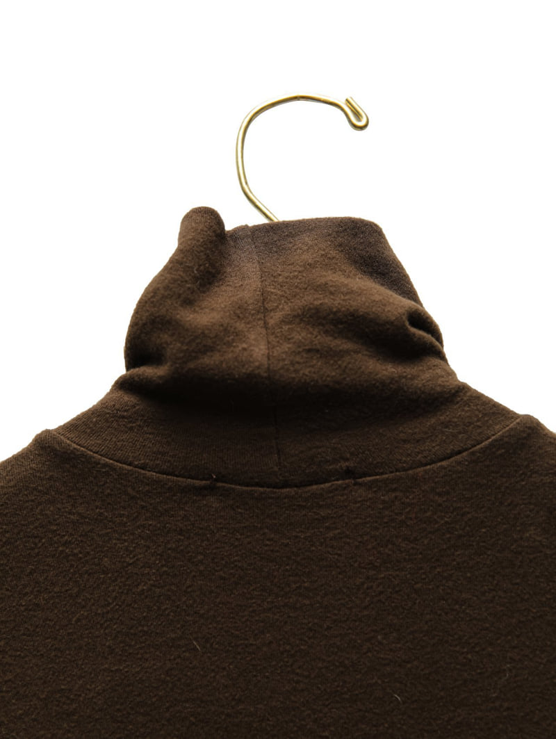 Paper Moon - Korean Women Fashion - #momslook - Soft Warm Texture Classic Turtleneck Tee - 8