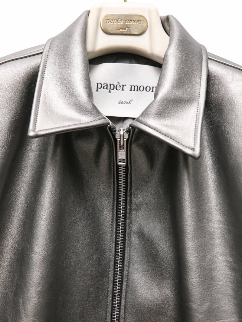 Paper Moon - Korean Women Fashion - #momslook - Oversingle Zipper Belted Buckle Jacket - 7