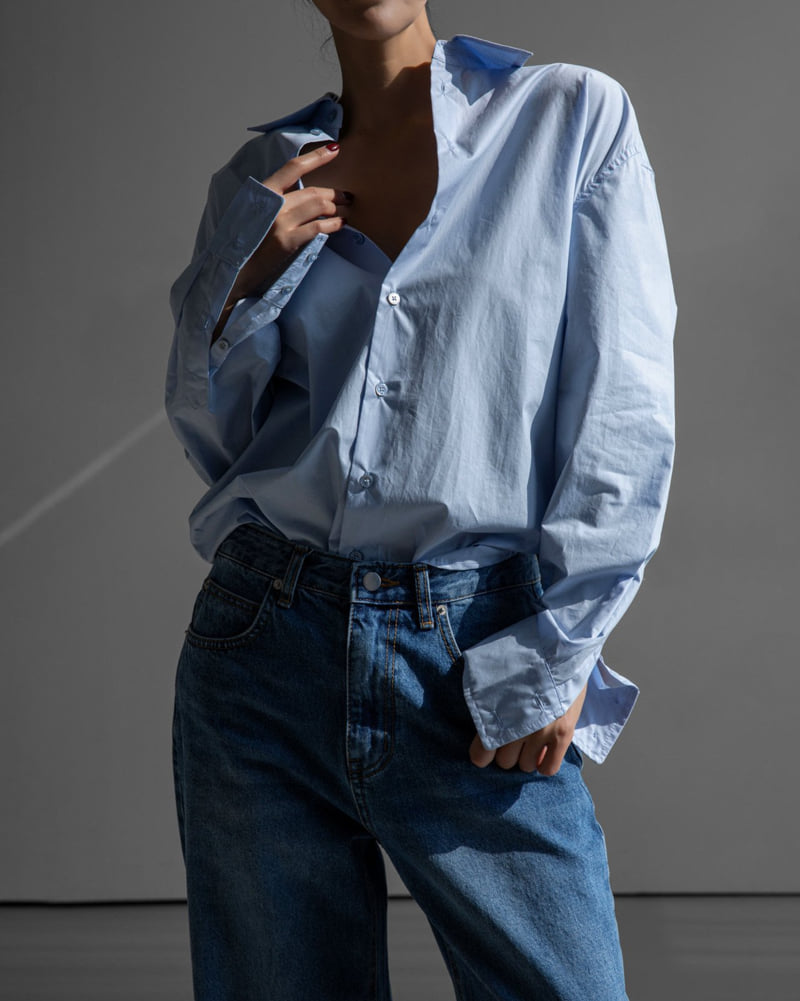 Paper Moon - Korean Women Fashion - #restrostyle - Classic Premium Cotton Button Down Shirt - 11