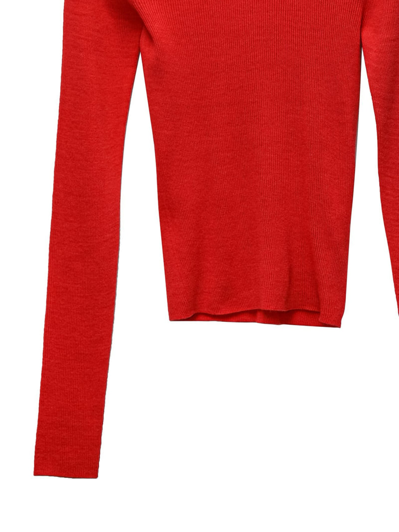 Paper Moon - Korean Women Fashion - #restrostyle - Whole Garment Hood Knit Top - 9