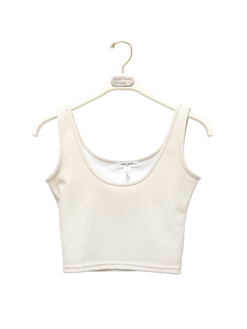 Paper Moon - Korean Women Fashion - #thatsdarling - Vegan Crop Sleeveless Tank Top - 6