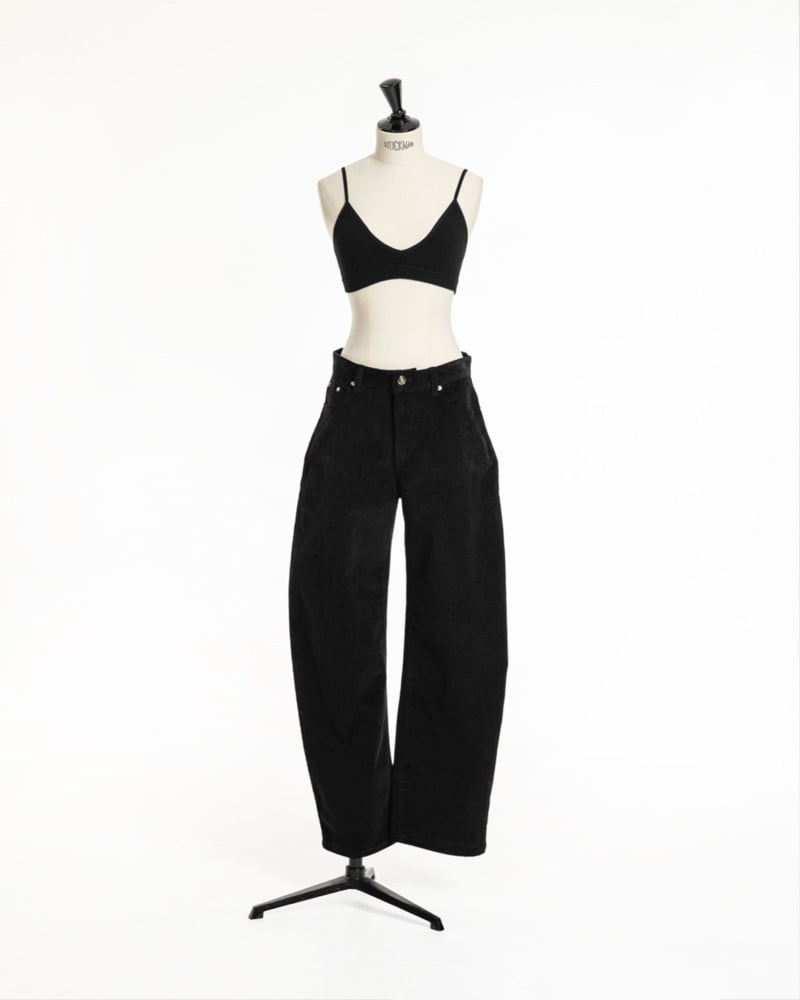 Paper Moon - Korean Women Fashion - #vintageinspired - Classic Corduroy Volume Pants