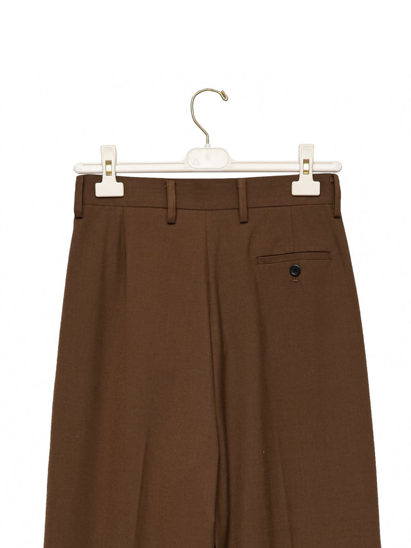 Paper Moon - Korean Women Fashion - #vintagekidsstyle - Pintuck Wide Maxi Trousers - 11