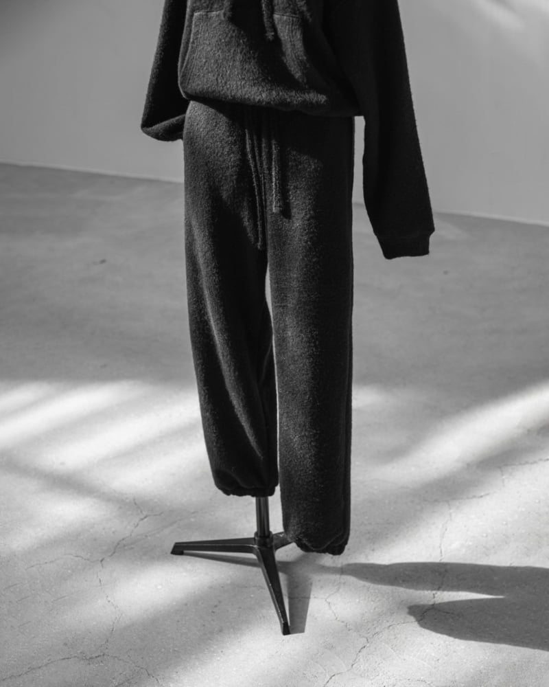 Paper Moon - Korean Women Fashion - #womensfashion - Hairy Texture Cozy Jogger Pants - 6