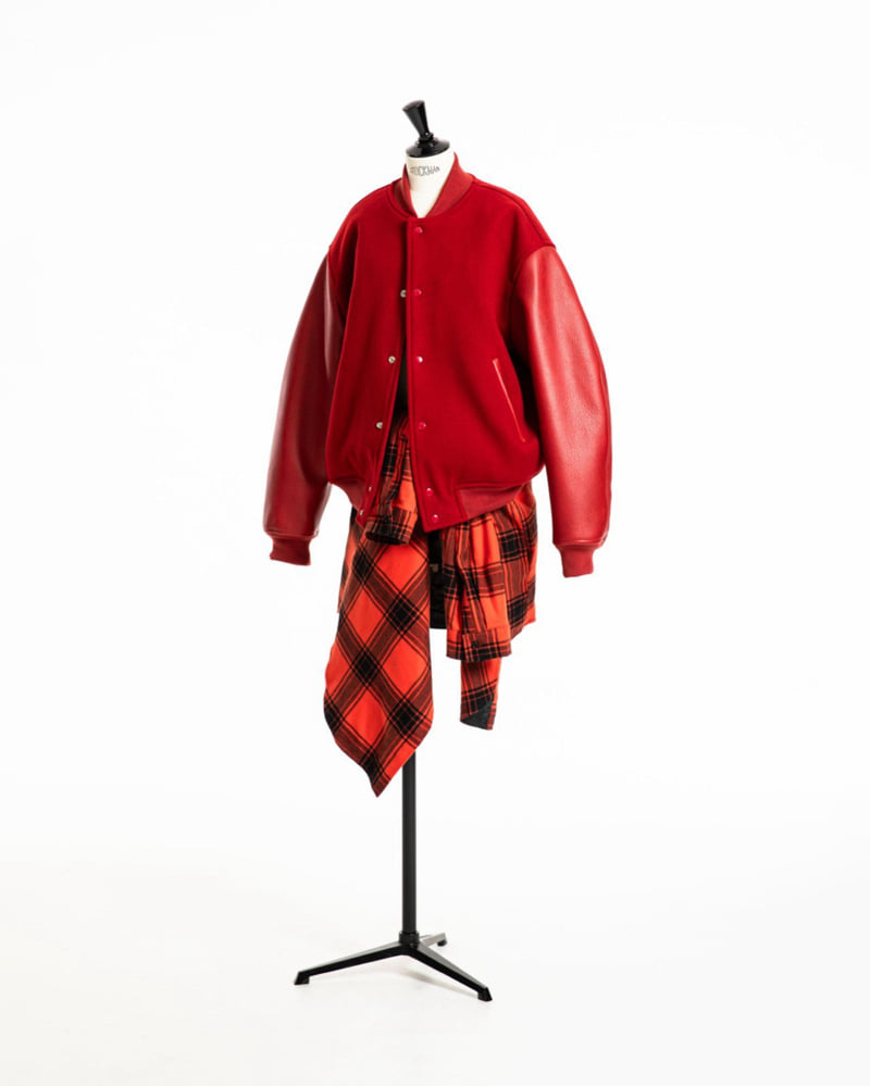Paper Moon - Korean Women Fashion - #womensfashion - Classic Oversized Stadium Jacket - 11