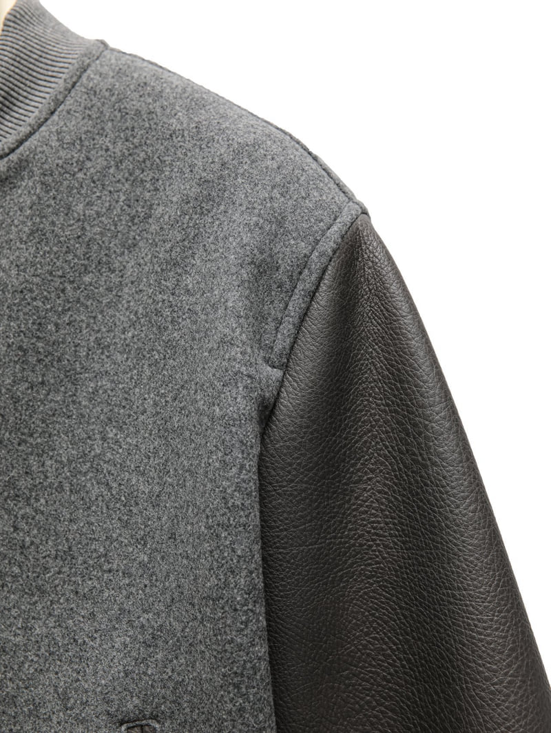 Paper Moon - Korean Women Fashion - #womensfashion - Classic Oversized Stadium Jacket - 9