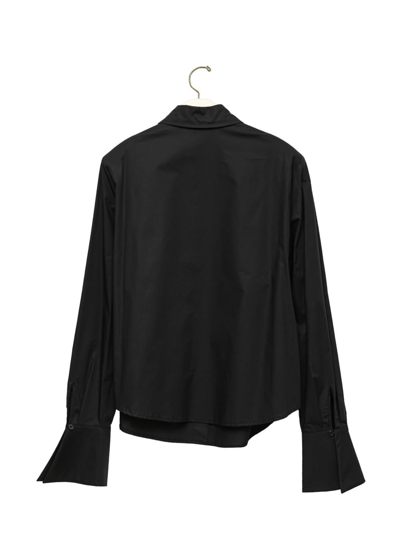 Paper Moon - Korean Women Fashion - #womensfashion - Wing Cuffs Detail Button Down Shirt - 7