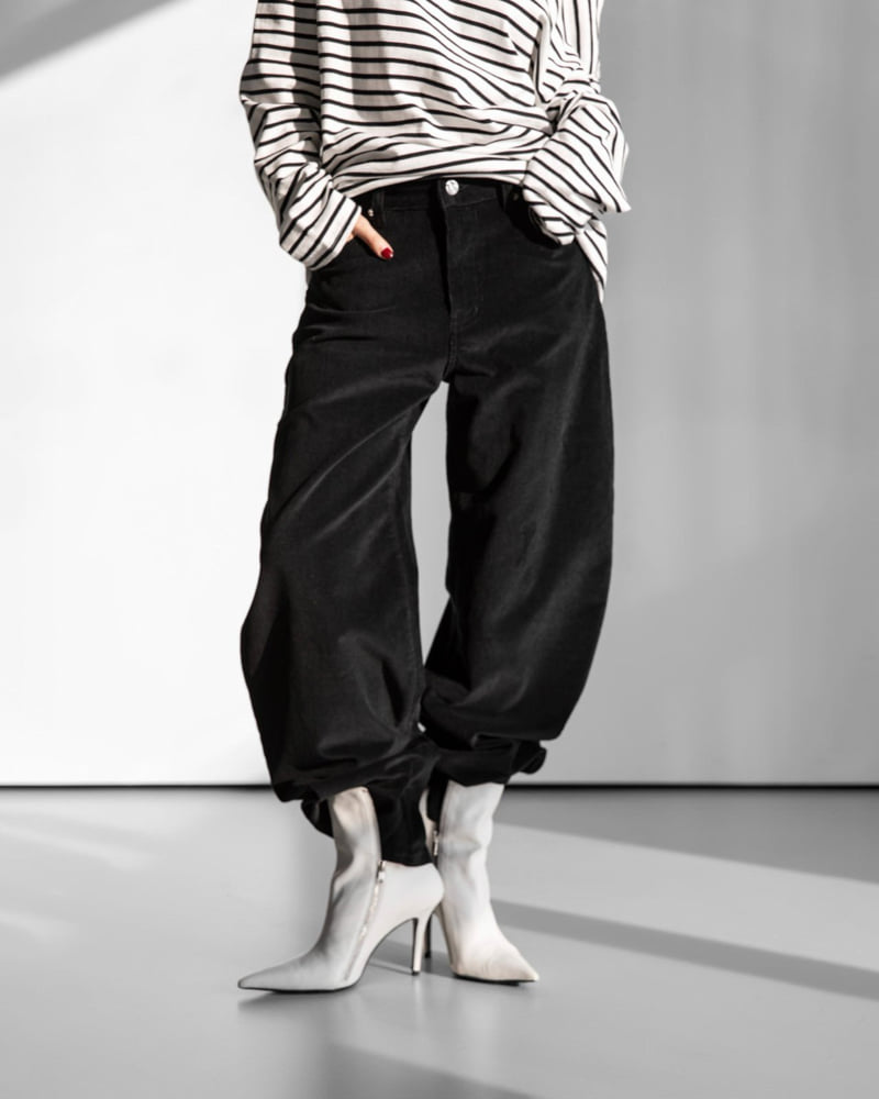 Paper Moon - Korean Women Fashion - #womensfashion - Classic Corduroy Volume Pants