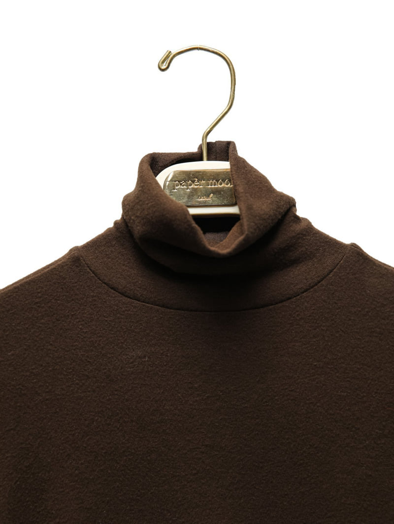 Paper Moon - Korean Women Fashion - #womensfashion - Soft Warm Texture Classic Turtleneck Tee - 5