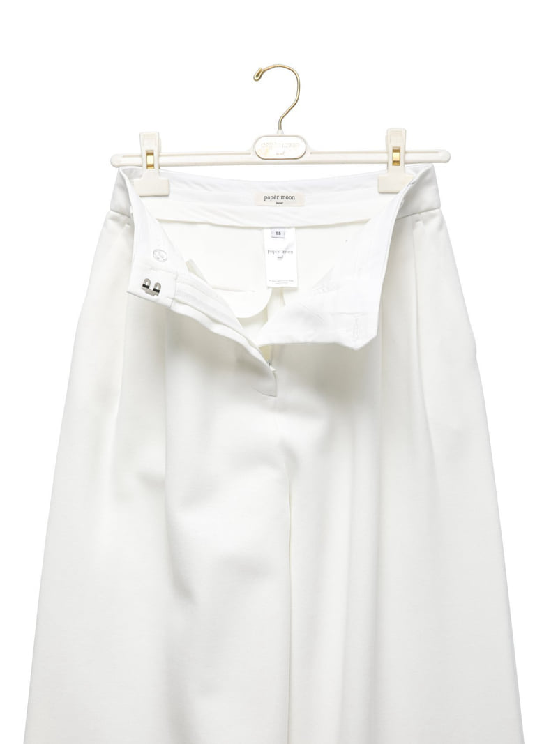 Paper Moon - Korean Women Fashion - #womensfashion - Sweat Wide Pintuck Trousers - 10