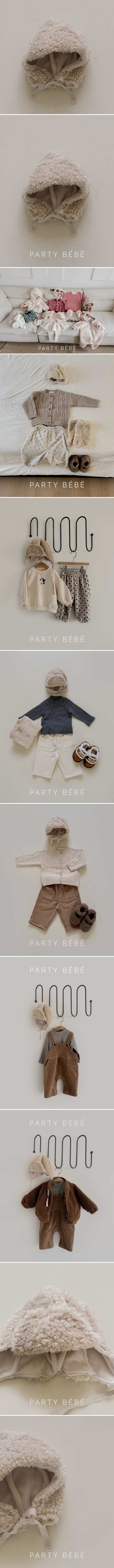 Party Kids - Korean Baby Fashion - #babyclothing - Fuzzy Hat