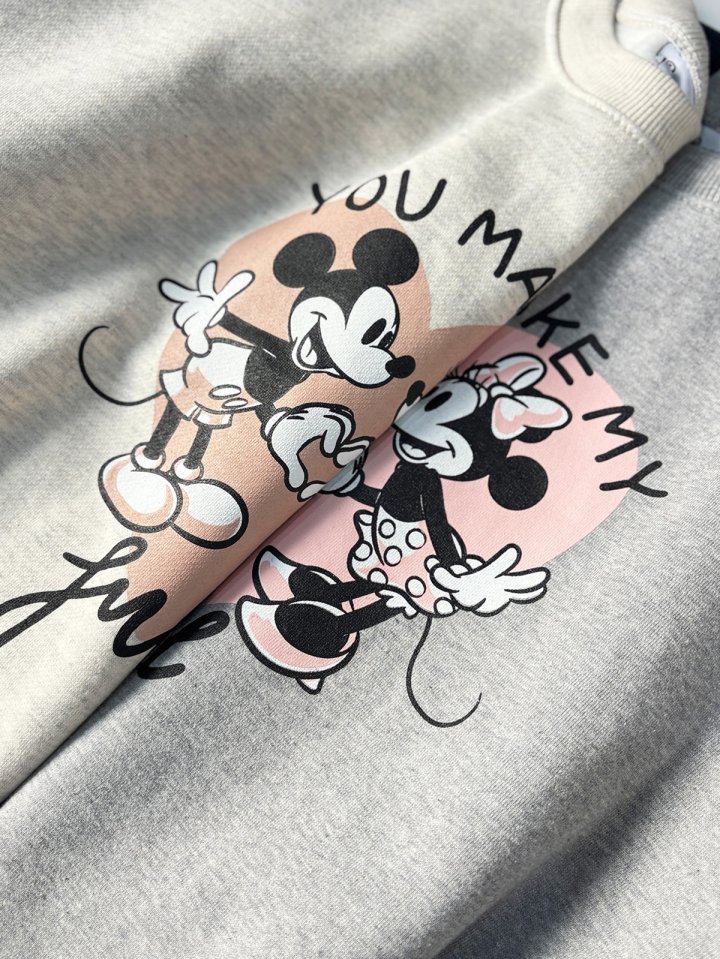 Pastel Deer - Korean Women Fashion - #momslook - Fleece Make Crop Sweatshirt
