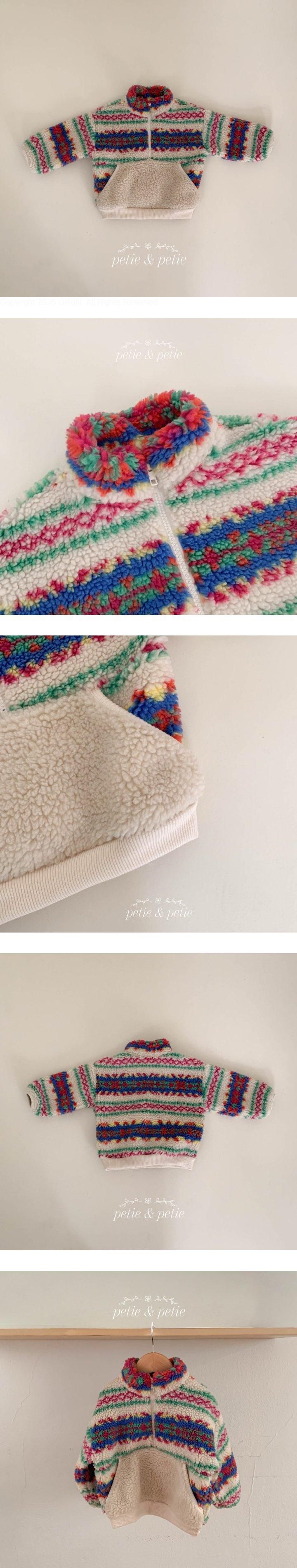 Petit & Petit - Korean Children Fashion - #childofig - Heidi Fleece Zip-up Sweatshirt - 2