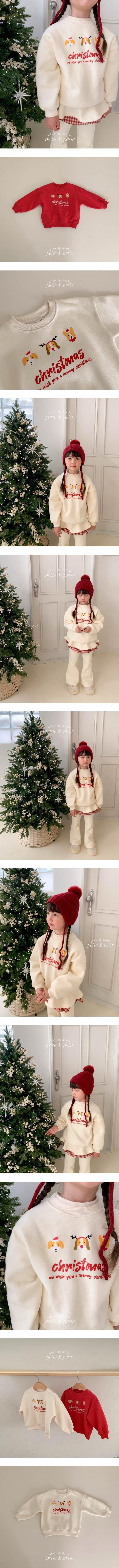 Petit & Petit - Korean Children Fashion - #childofig - Rudolph Puppy Sweatshirt - 2