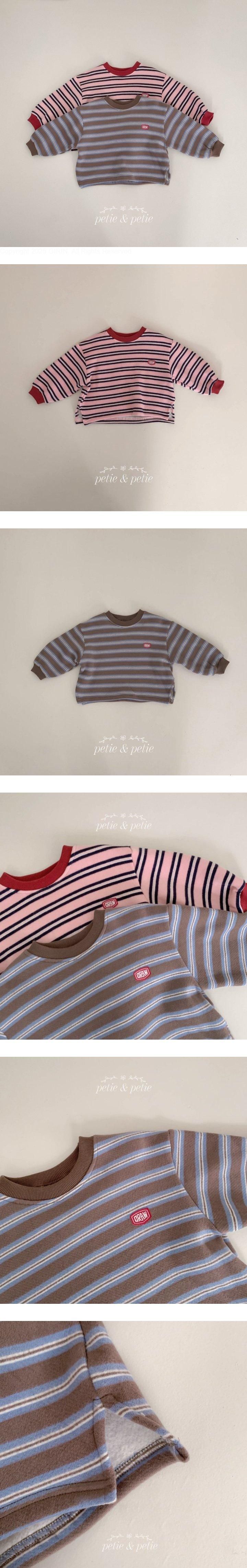 Petit & Petit - Korean Children Fashion - #childofig - Joy Stripe Tee - 2