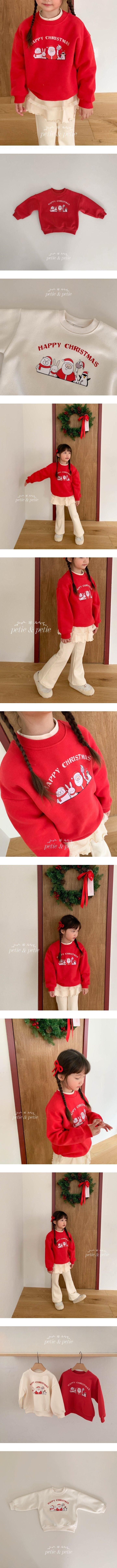Petit & Petit - Korean Children Fashion - #childrensboutique - Santa Friends Sweatshirt - 2