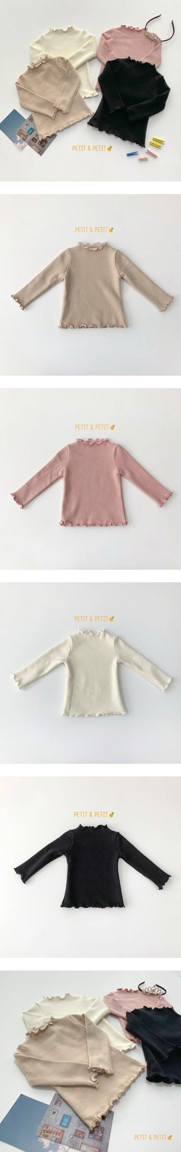 Petit & Petit - Korean Children Fashion - #kidzfashiontrend - Ribbed Fleece Tee - 2