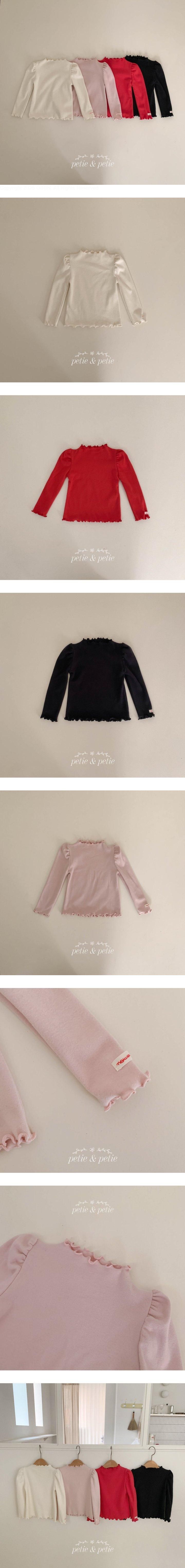 Petit & Petit - Korean Children Fashion - #magicofchildhood - Label Basic Frill Tee - 2