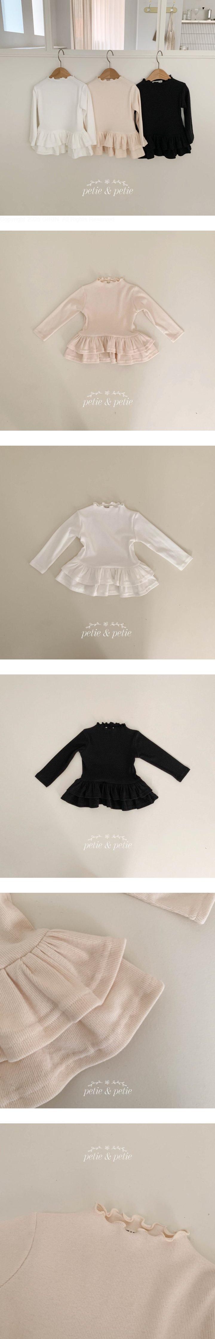 Petit & Petit - Korean Children Fashion - #minifashionista - Happy Ribbed Tiered Tee - 2