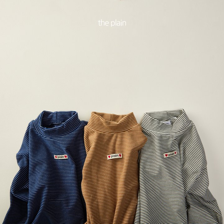 Plain - Korean Children Fashion - #Kfashion4kids - Momo Mock Neck Tee - 10