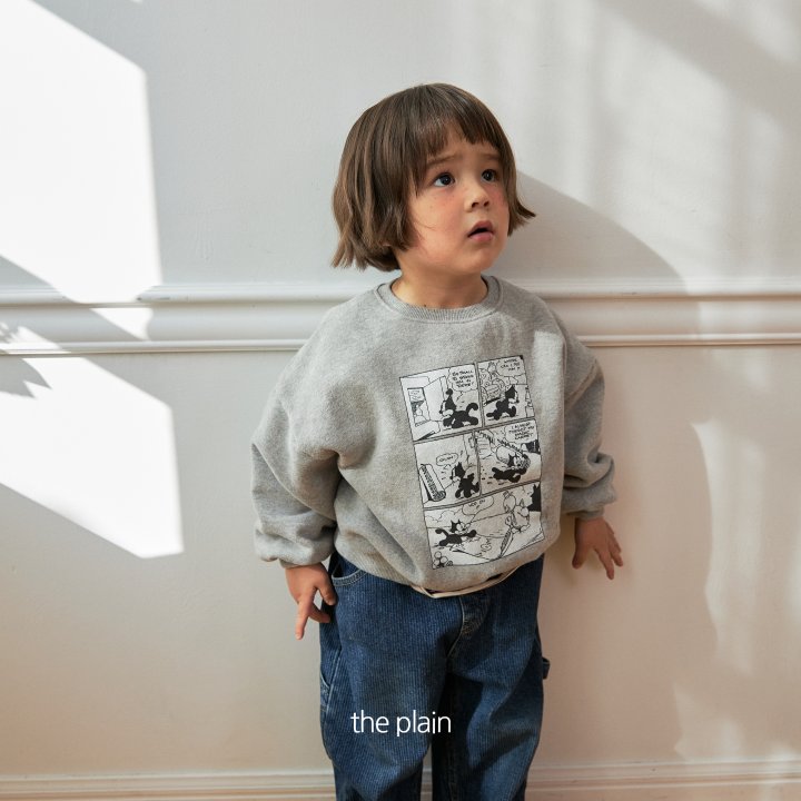 Plain - Korean Children Fashion - #kidzfashiontrend - Cartoon Sweatshirt - 4