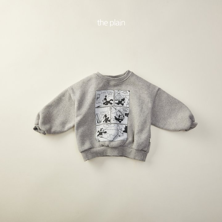 Plain - Korean Children Fashion - #childofig - Cartoon Sweatshirt - 10