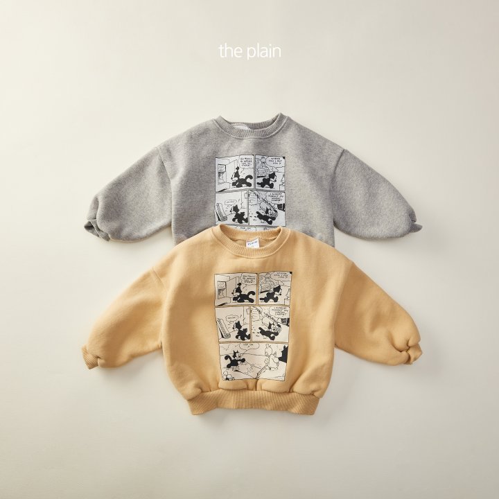 Plain - Korean Children Fashion - #childrensboutique - Cartoon Sweatshirt - 11