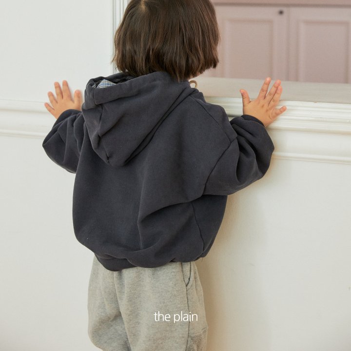 Plain - Korean Children Fashion - #designkidswear - USA Check Hoodie - 5