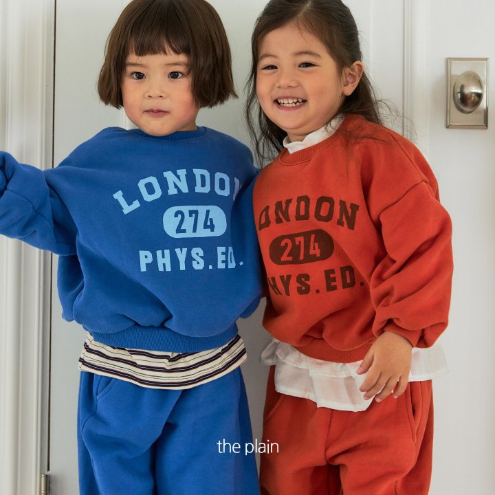 Plain - Korean Children Fashion - #discoveringself - London Sweatshirt - 2