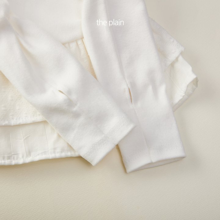Plain - Korean Children Fashion - #discoveringself - Rosa Frill Mock Neck Tee - 9