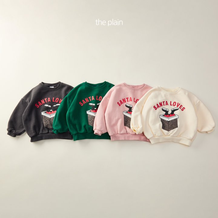 Plain - Korean Children Fashion - #fashionkids - Chimney Santa Sweatshirt