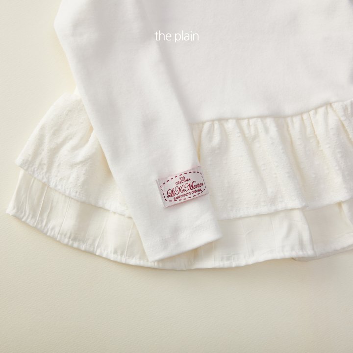 Plain - Korean Children Fashion - #fashionkids - Rosa Frill Mock Neck Tee - 10
