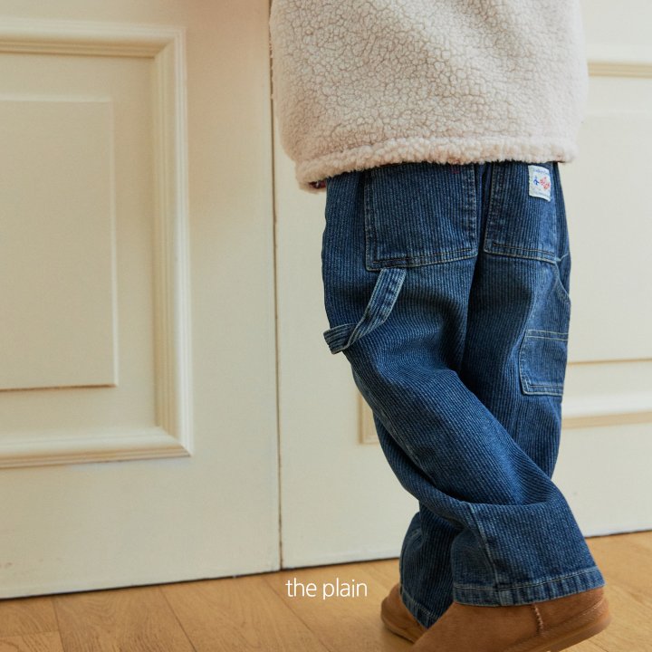 Plain - Korean Children Fashion - #fashionkids - Cord Hammer Denim Pants - 2