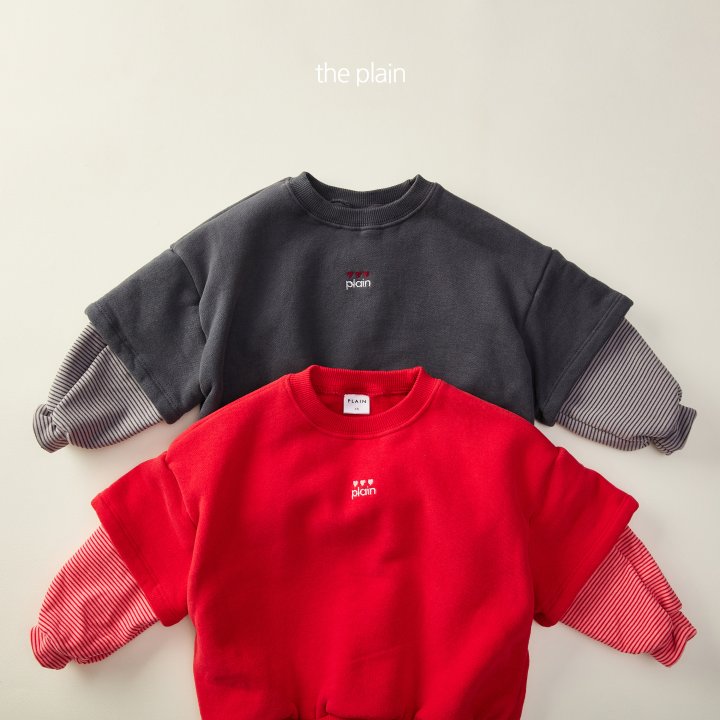 Plain - Korean Children Fashion - #kidsshorts - Coco Layered Sweatshirt - 10