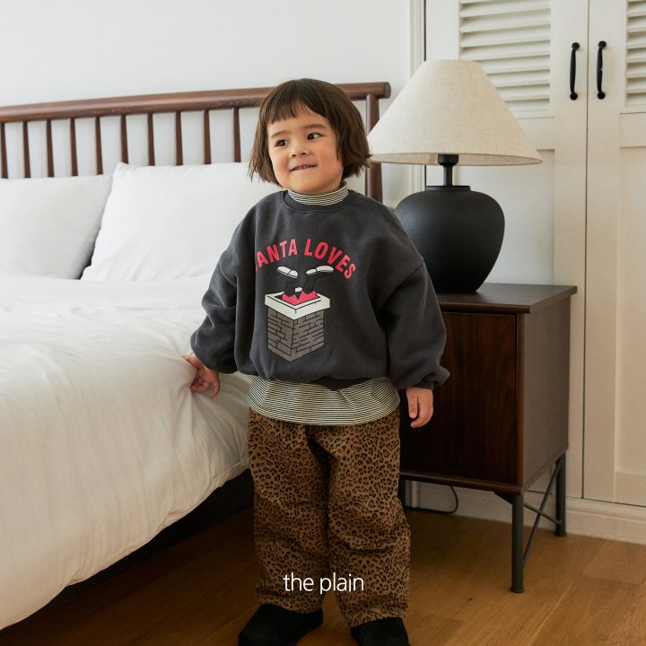 Plain - Korean Children Fashion - #kidsshorts - Chimney Santa Sweatshirt - 2