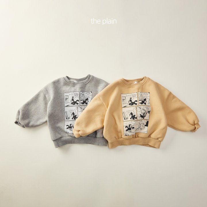 Plain - Korean Children Fashion - #kidsshorts - Cartoon Sweatshirt