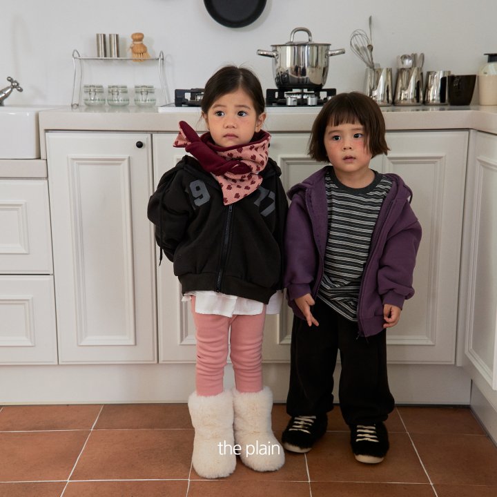 Plain - Korean Children Fashion - #kidsshorts - 1977 Hood Zip-Up - 4