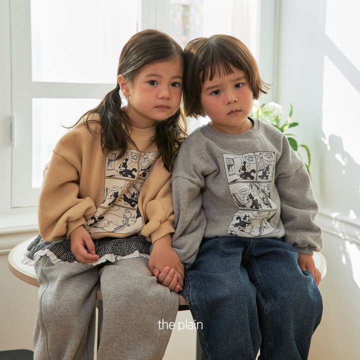 Plain - Korean Children Fashion - #kidsstore - Cartoon Sweatshirt - 2