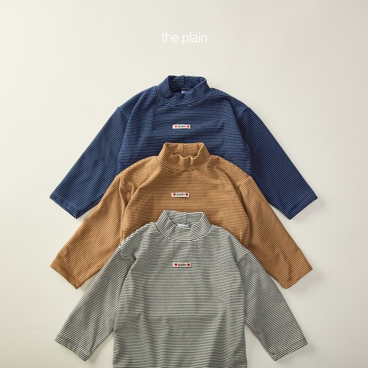 Plain - Korean Children Fashion - #kidzfashiontrend - Momo Mock Neck Tee - 9