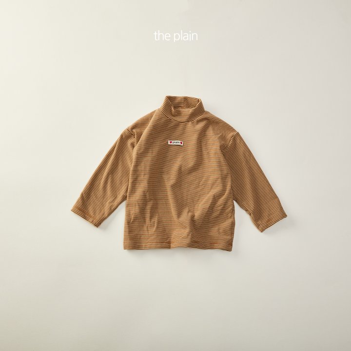 Plain - Korean Children Fashion - #littlefashionista - Momo Mock Neck Tee - 11