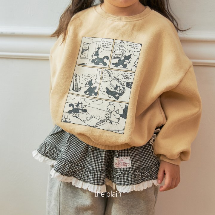 Plain - Korean Children Fashion - #littlefashionista - Cartoon Sweatshirt - 5