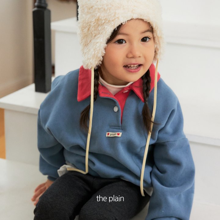 Plain - Korean Children Fashion - #magicofchildhood - Rose Collar Sweatshirt - 10