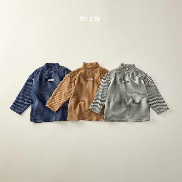 Plain - Korean Children Fashion - #stylishchildhood - Momo Mock Neck Tee