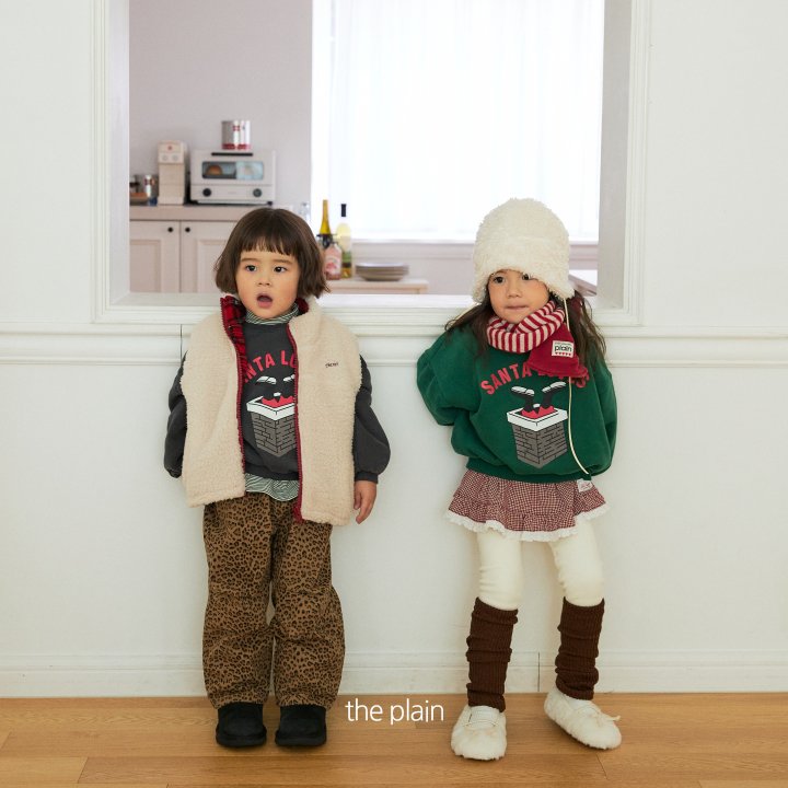Plain - Korean Children Fashion - #todddlerfashion - Plain Check Apron - 6
