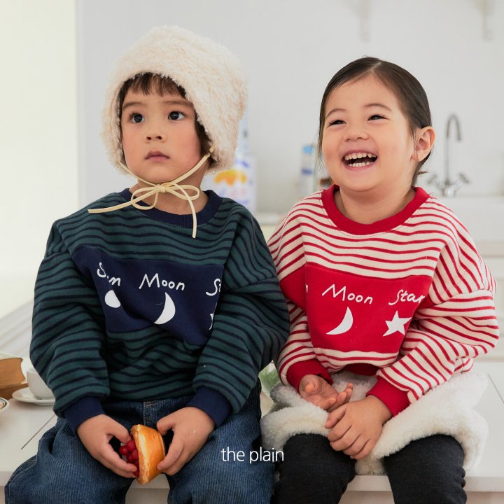 Plain - Korean Children Fashion - #toddlerclothing - Moonlight Sweatshirt - 2